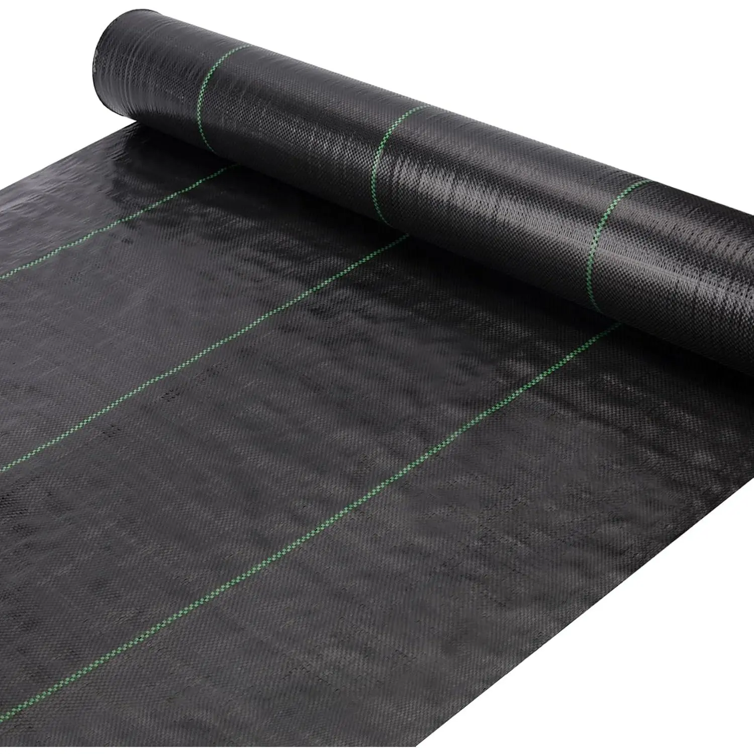 Karlhome Heavy Duty Premium Outdoor Weed Barrier Landscape Fabric, Eco-Friendly Durable Weed Control Gardening Mat for Home Improvement & Garden Supplies (Rolls Included)