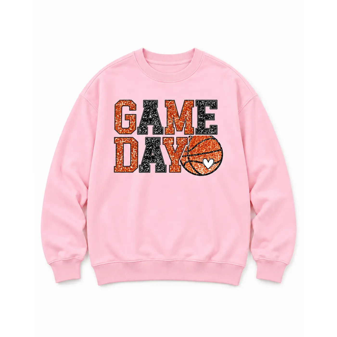 Game Day Basketball Graphic, Washed T-Shirt, Sports Fan Game Day Outfit, Casual Wear For Basketball Games And School Spirit Events