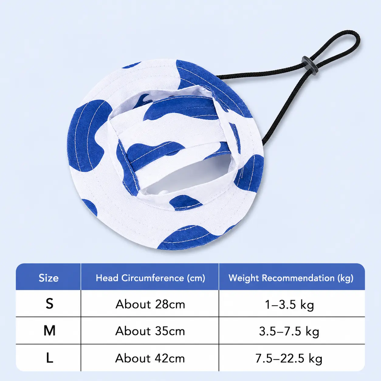Cow bucket hat blue-2-Pack