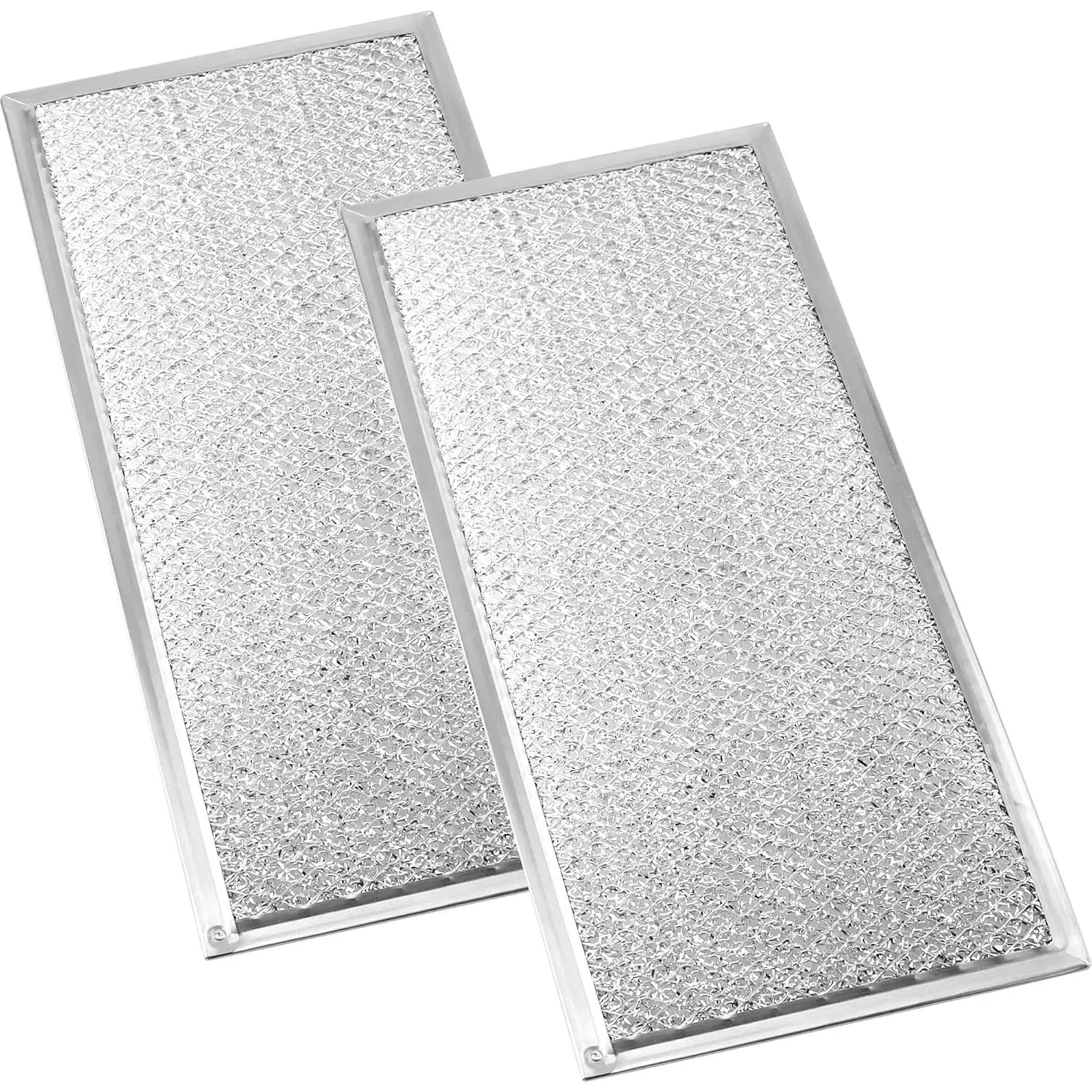 Microwave Grease Filter 13x6 fit for Maytag-Whirlpool-Kitchen Aid Microwave Filter Replacement Kitchen Hood Vent Filter 6x13 fit for Amana Microwave Filter Replacement W10208631A 2 Pack