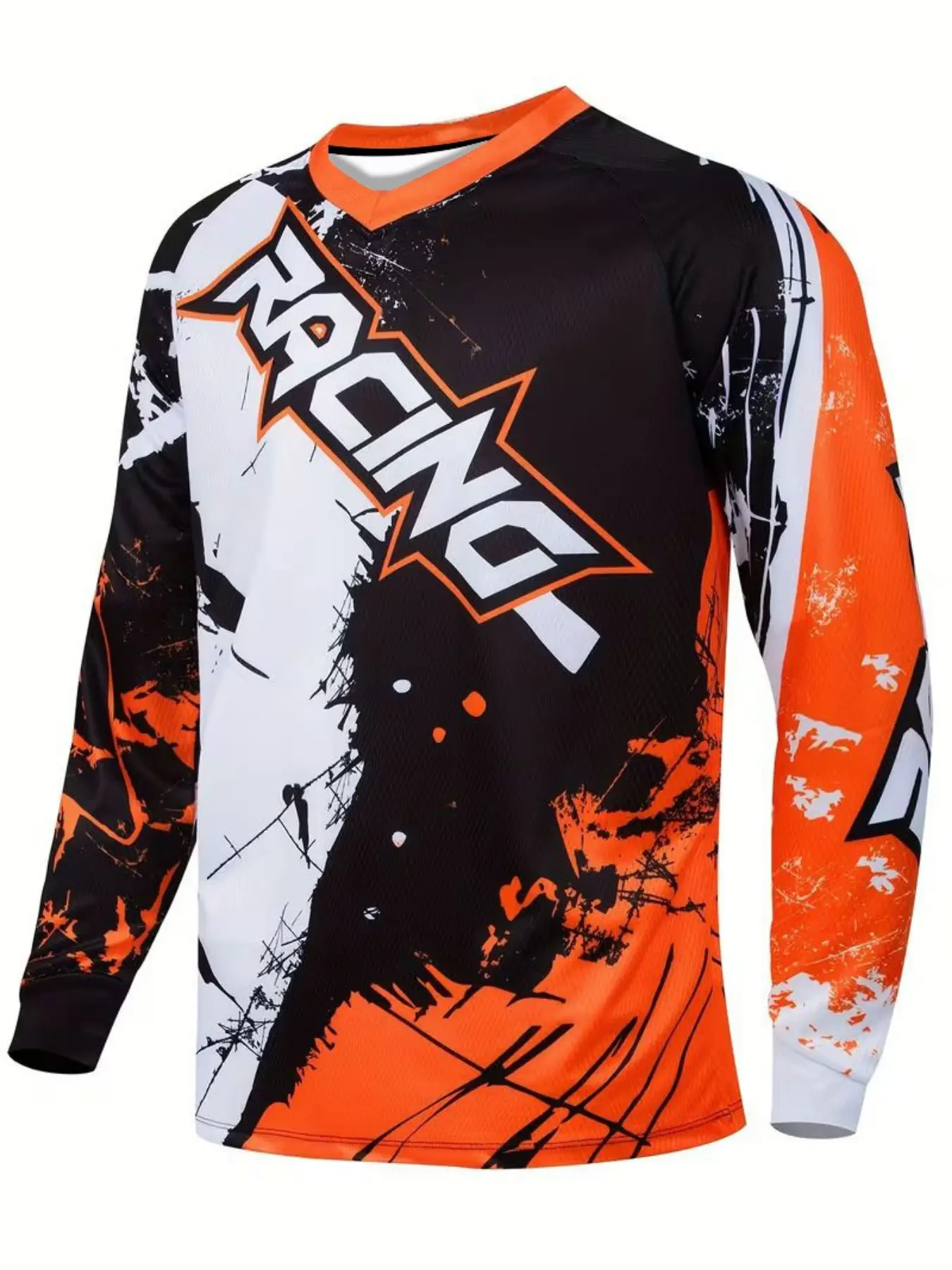 Men's New Long Sleeve Cycling Outdoor Quick-Dry T-Shirt, Mountain Bike Gear, Motorcycle Apparel, Adventure Clothing