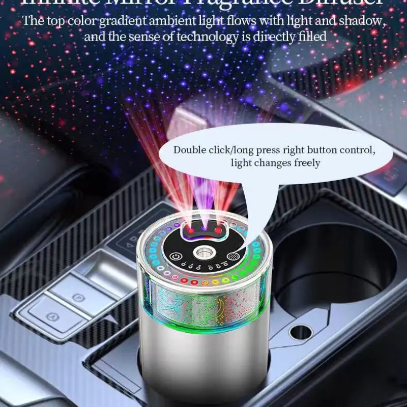 3-Color Starry Sky Car Spray Humidifier, Automatic Smart Car Fragrance Diffuser, Car Air Diffuser, Liquid Aromatherapy for Vehicle Use