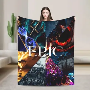Epic The Musical Flannel Blanket, Warm Cozy Throw Blanket for Bedroom Sofa Chair and Theater Fan Comfort