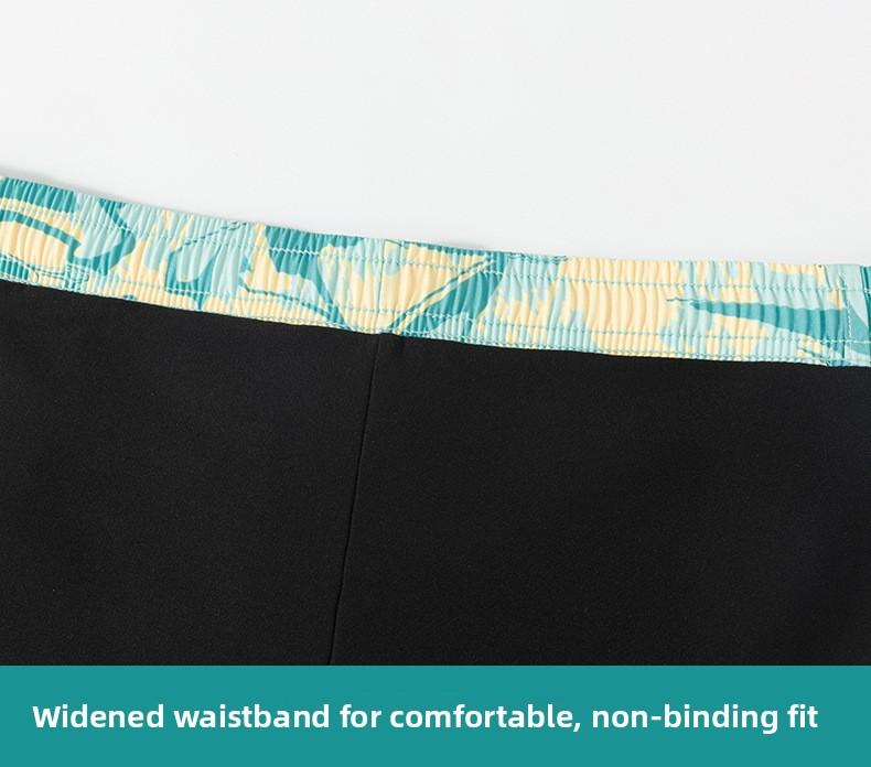 Adult Swimming Trunks Men's Flat-angle Five-point Swimsuit Set Anti-embarrassment New Professional Beach Adult Swimming Equipment