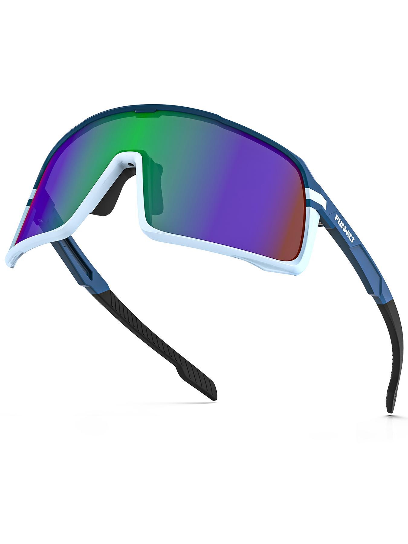 Polarized Sunglasses, Outdoor Sports Protective Glasses, Lightweight Eyewear for Cycling Fishing Hiking Jogging