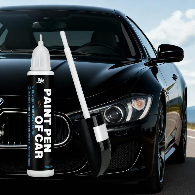 Premium 2-in-1 Car Scratch Removal Pen – Metal Tip & Brush Touch-Up Tool, Scratch Remover, Car Touch Up Paint Pen, Polishing Wax, Vehicle Scratch Repair, Shine, Complete Car Scratch Remover Kit and Car Accessories