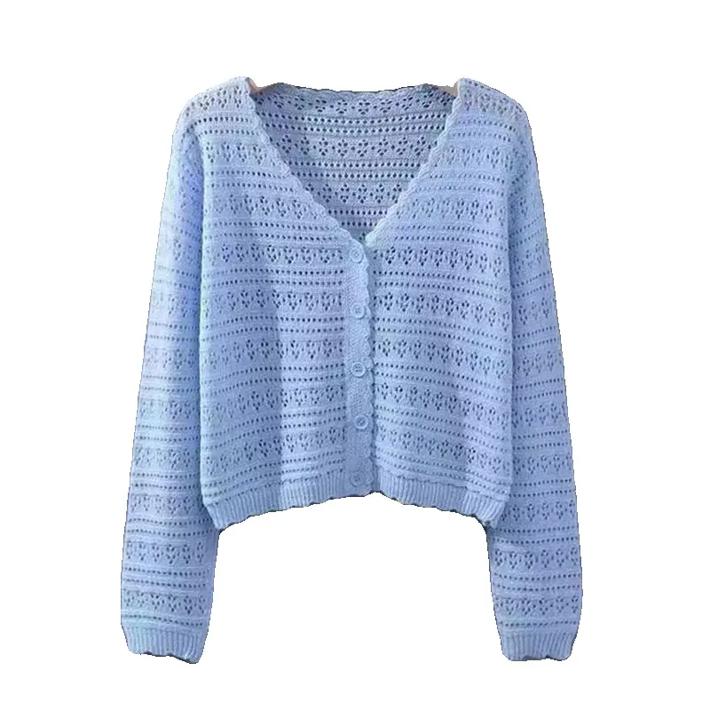 Women's White Hollow-Out Silky Knit Cardigan - Thin Ice Silk Lightweight Beach Shrug Cover-Up, Spring Air-Conditioner Sun Protection Top, Loose Open-Front Style for Tank Tops, Slip Dresses & Camisoles, Fabric, Knitwear, Essential, Solid