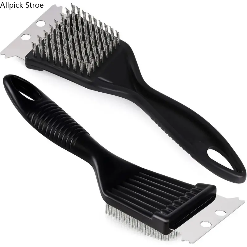 8-Inch Heavy Duty BBQ Grill Brush – Stainless Steel Wire Bristle Grill Cleaner for Outdoor Barbecue & Kitchen Grates tiktokshopbacktoschool