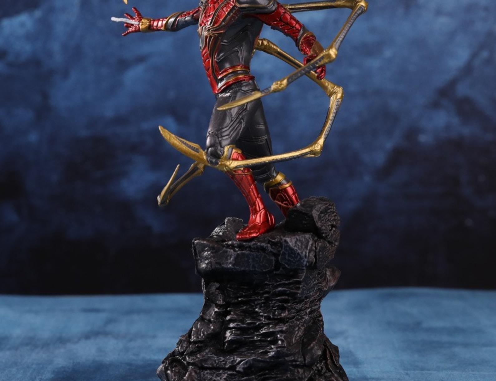 20CM Spider Hero Action Figure Articulated Superhero Anime Collectible Toy Stress Relief Toy Sensory Play Kids Adults Desktop Decor PC Case Ornament Birthday Gift Halloween Gift Christmas Gift Lucky Doll