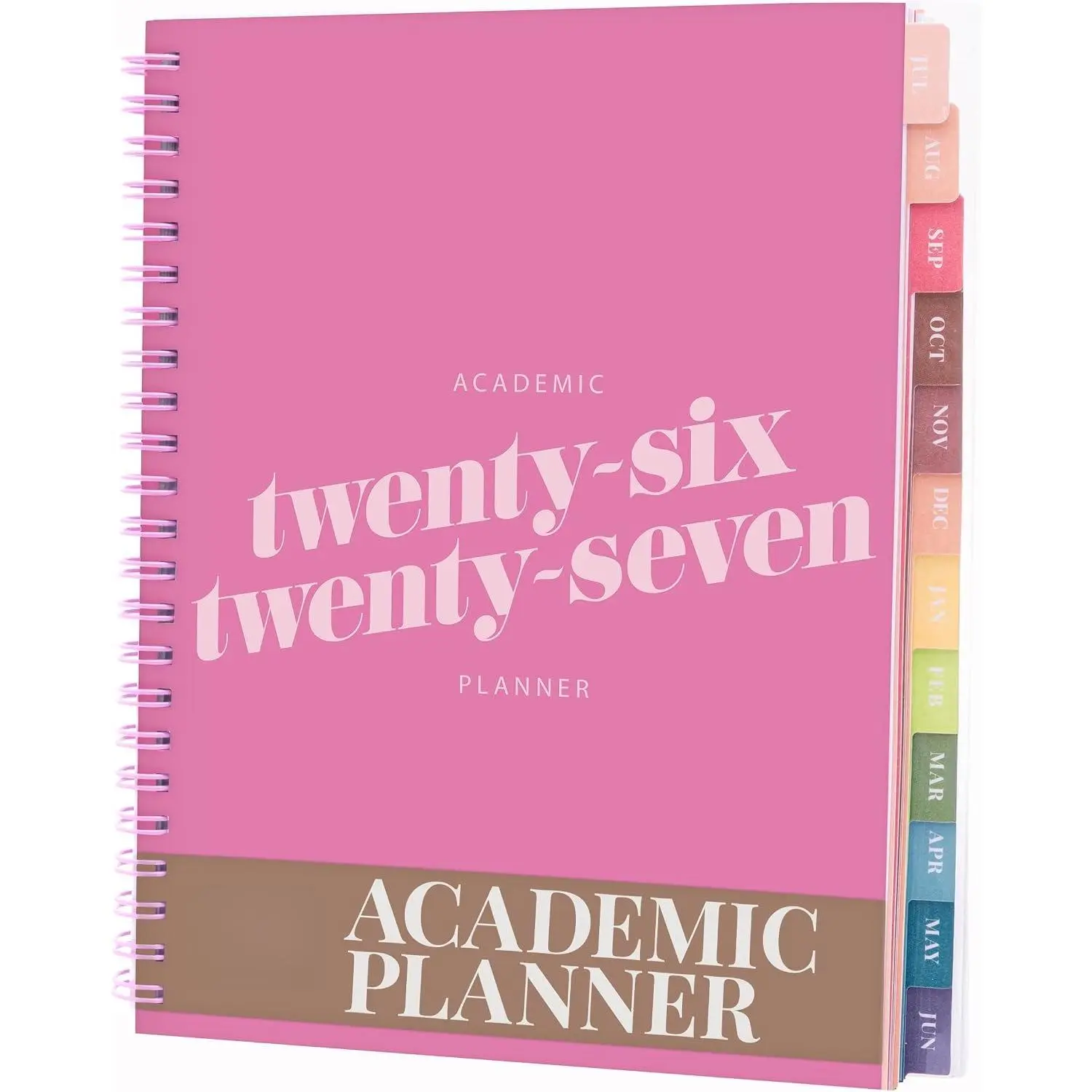 Academic Planner 2026-2027, Daily, Weekly  Monthly Planner, July 2026 - June 2027, Student Notes Pages, -Wire Binding, Weekly Agenda for School  Work (8 x 6-Inches, Diagonal, )