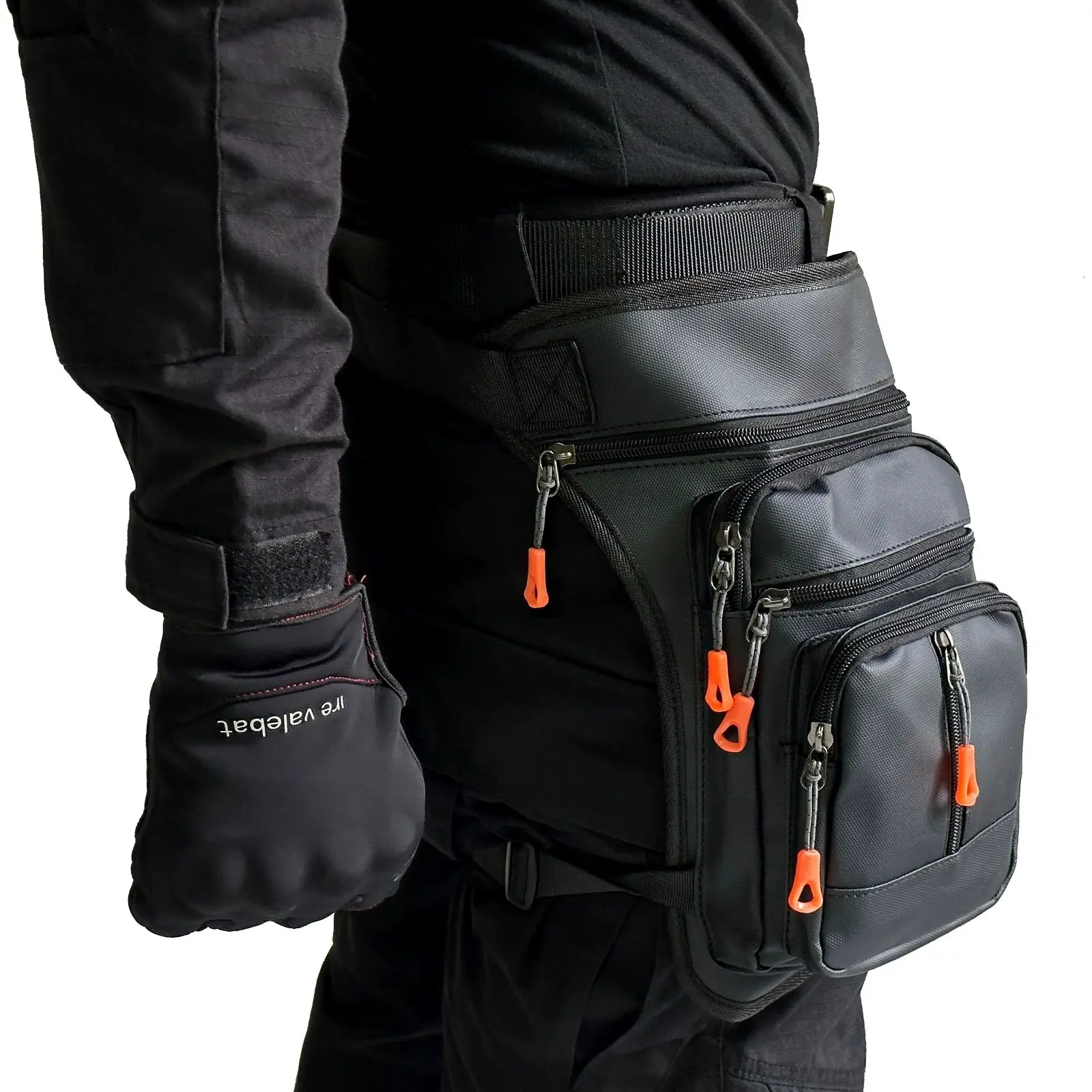 Men's Thigh Bag, New Motorcycle Leg Bag, Crossbody Waist Pack, Multi-Functional Tactical Bag, Riding Gear, Motorcycle Accessories, Zipper Belt Bag, Zipper Fanny Pack, Waist Bags, Nylon Fanny Pack