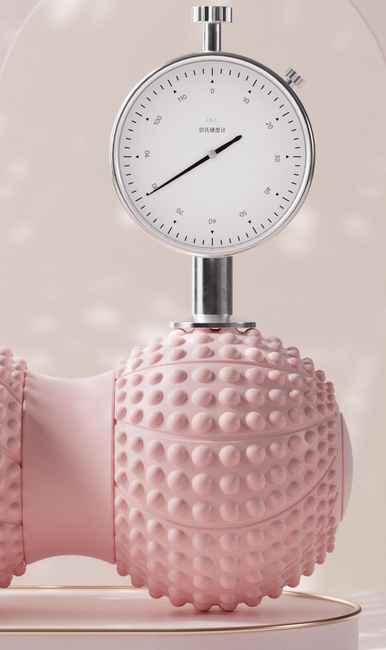 Fascia Peanut Ball for Foot Massage, Spine Muscle Relaxation, Double Ball for Hip, Back, and Leg Acupoint Stimulation, Yoga Massage Ball