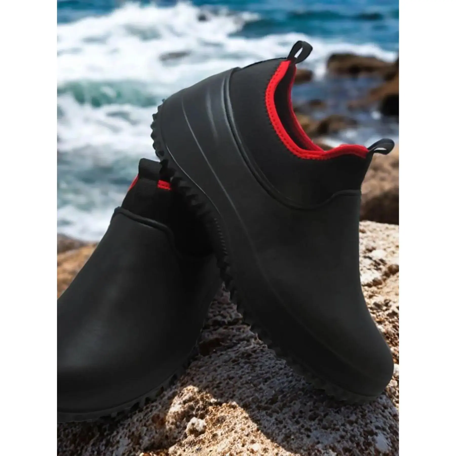 & Fall Couple Large Size Waterproof-Resistant Rain Shoes, Breathable Comfort-Resistant Outdoor Fishing Car Wash Work Shoes, Comfy Waterproof Footwear, Shoes