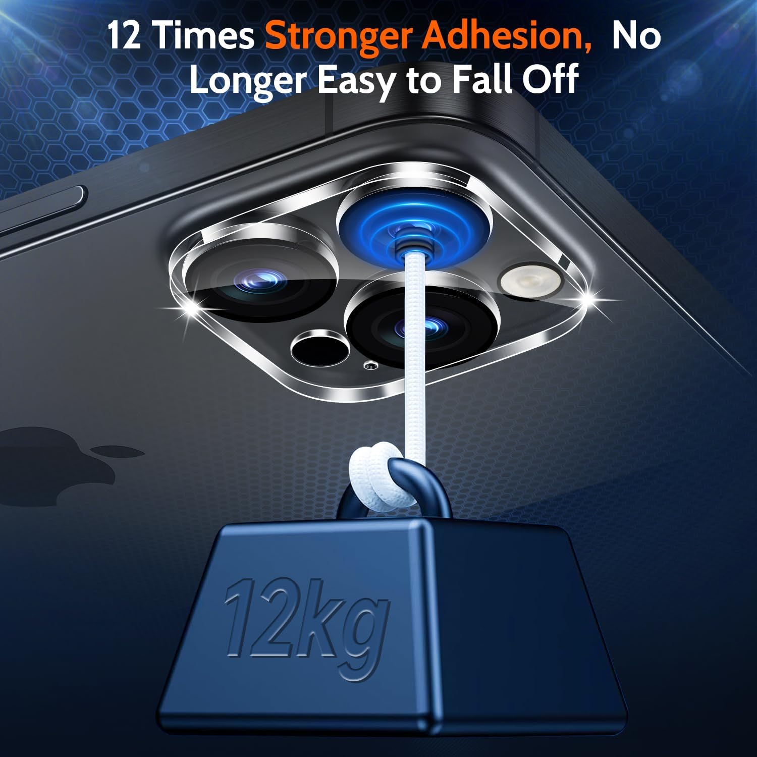 (3 Pack Camera Lens Protector Compatible for  16 Pro / 16 Pro Max Tempered Glass, Ultra  Clear/Maintains  Clarity/Shatterproof/Anti-scratch/Easy to Install/Case Friendly