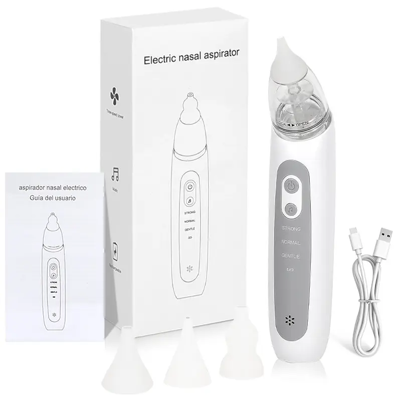 Electric Nasal Aspirator Charging Version Nasal Aspirator Suck Out Prevent Nasal Congestion Nose Suction Nose Cleaner