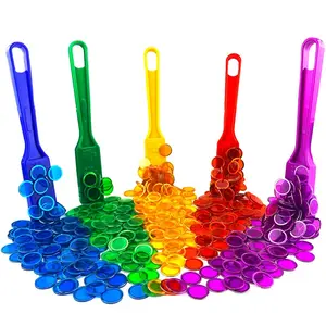 Montessori Magnetic Wands & Bingo Chips | Color Counting & Sorting Learning Toy | Educational STEM Fun for Kids