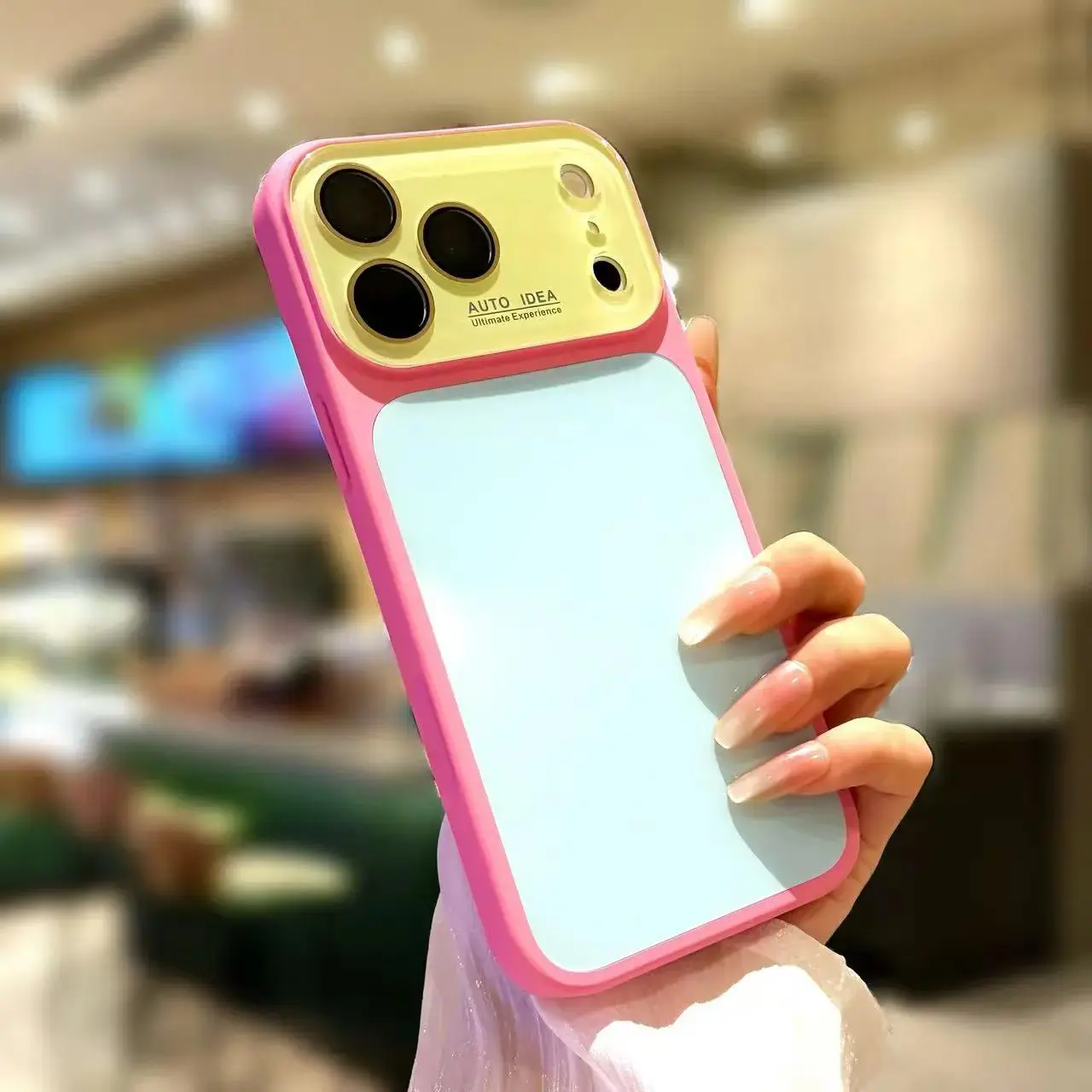 Dopamine Color Phone Case, Candy-color Matte Skin Texture Case, Full-edge Protective Case, Compatible with iPhone 17/16/15/14/13 Pro Max, High-end Aesthetic Phone Case, Perfect for Gifting