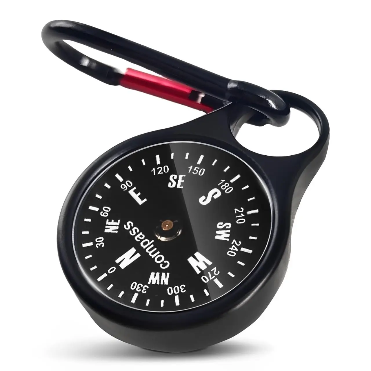 Portable Compass Keychain, Waterproof Mini Compass, Suitable for Hiking Survival, Mountaineering Camping, Outdoor Adventure Party Navigation Tool, Camping Gear, Camping Supplies, Hiking Essentials