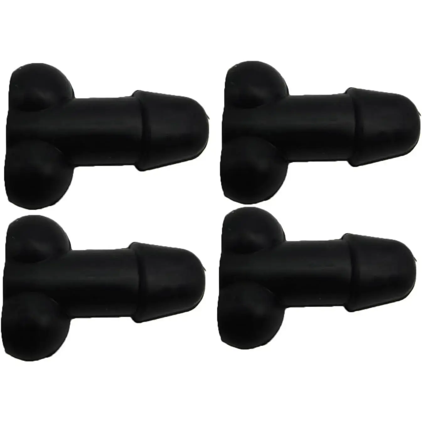 4PCS Funny Glow in the Dark Valve Stem Caps, Novelty Tire Valve Covers for Cars, Bikes & Motorcycles