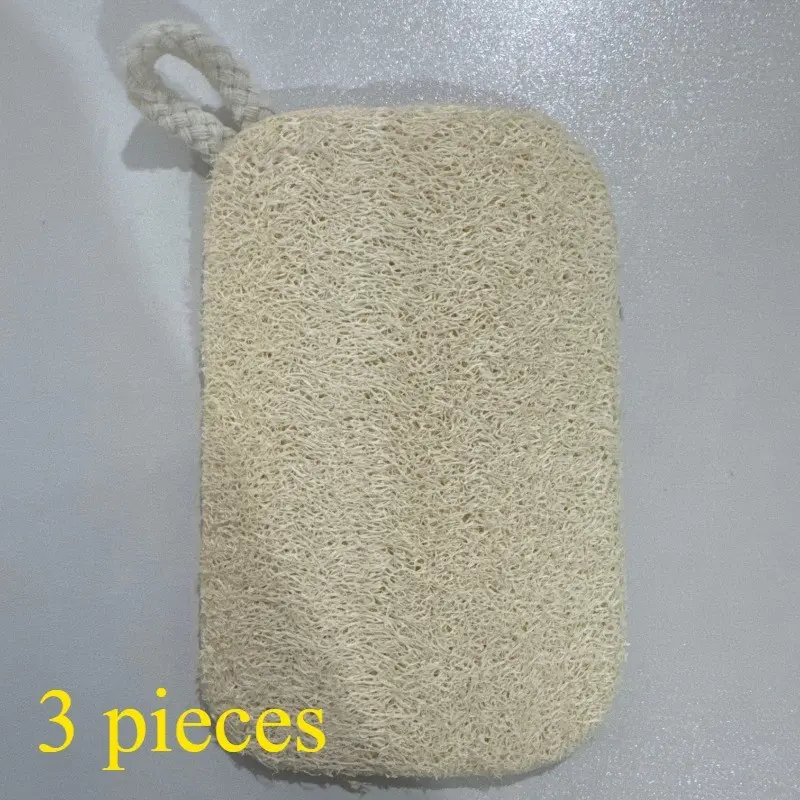 Truly Free Natural Cleaning Sponges | 100% Organic Luffa Dish Scrubber | Plant-Based, Compostable, Cruelty Free, Kitchen Dishwasher Sponge, Dishwashing Sponge | Non Scratch Scouring Pad, 4.4 x 2.8, Pack of 3 Cleaner
