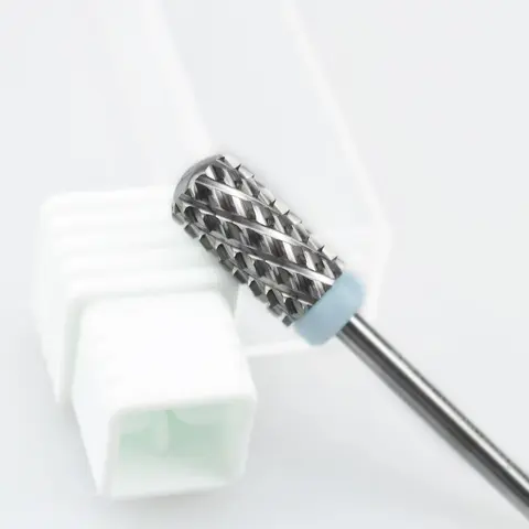 Large Original Nail Drill Bits, Tungsten Steel Carbide Barrel Round Smooth Top, Fast Remove Acrylic Or Hard Gel for Nail Art Tools