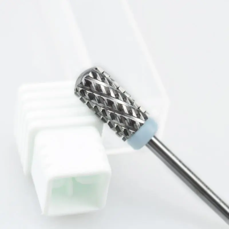 Large Original Nail Drill Bits, Tungsten Steel Carbide Barrel Round Smooth Top, Fast Remove Acrylic Or Hard Gel for Nail Art Tools