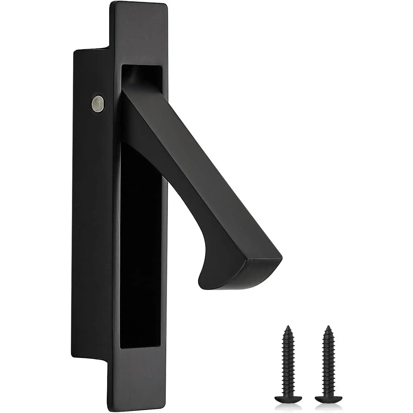 Matte Black Pocket Door Pull Handle, 1 Pack | Flush Mount  Pull, Smooth Sliding Door Grip, For Pocket Doors, Closet Doors,  Hardware Updates