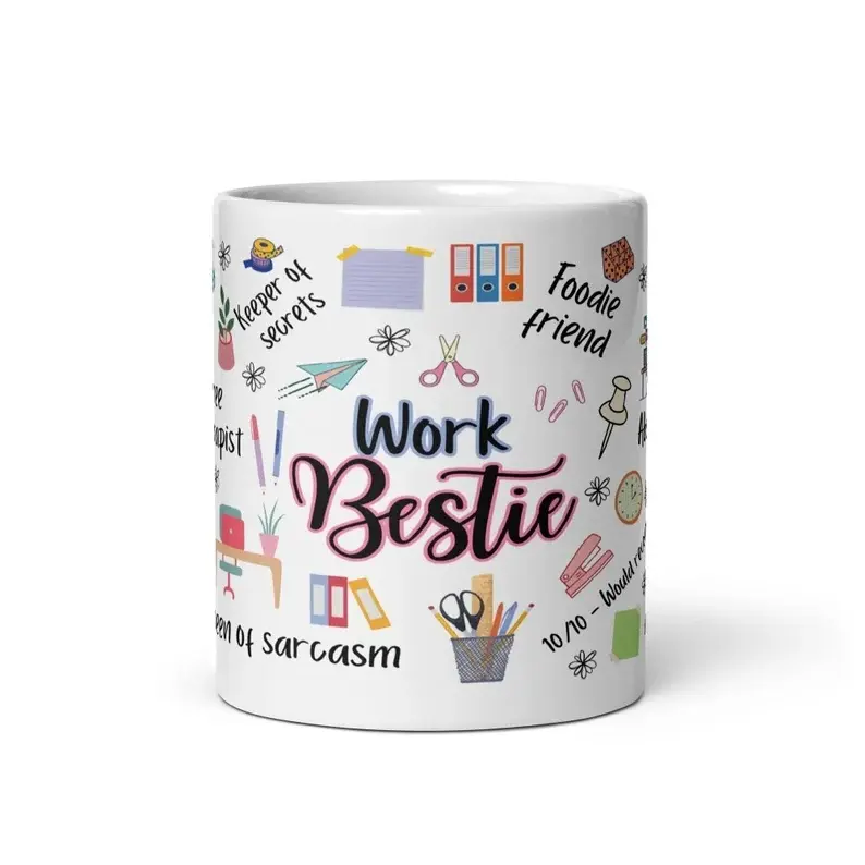 Work Bestie Mug, Work Bestie Gift,Work Best Friend, Work Colleague Gift
