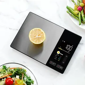 Smart Kitchen Scale with Nutrition Calculator, Bluetooth-compatible Connected, 999+ Ingredients, Calorie Tracking, 24 Nutrient Analysis, 5000g Capacity