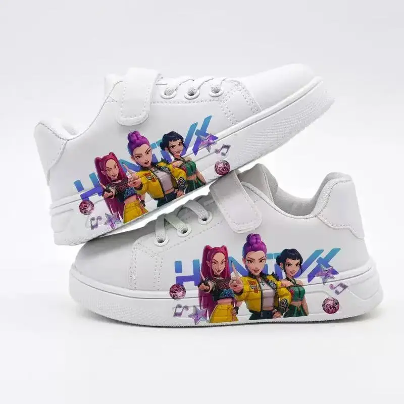 2026 Girls' Fashion Casual Low Top Sports Shoes, Trendy Trainers, Trainer Sneakers, Trendy Board Shoes, High-Quality Leather Print, Parent-Child Shoes, All Seasons