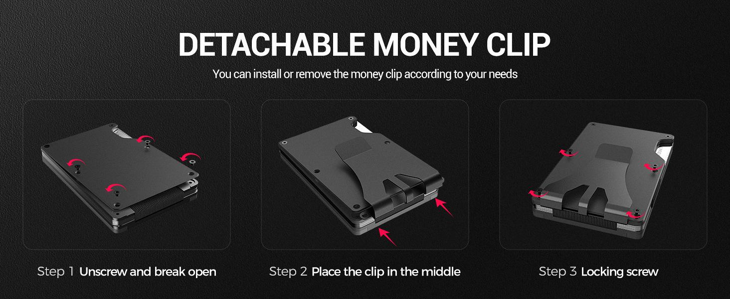 2026 New Arrival DIY E-Ink Screen Air Card pack Minimalist Smart Wallet, Ultra-thin RFID Credit Card Holder for Men and Women Gift for Husband Wife Daughter Father Son Boyfriend