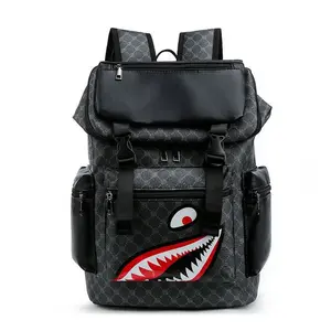 Men's 2026 Plaid Pattern Large-Capacity Backpack, Multi-Compartment Laptop Rucksack, Spacious Storage Shoulder Bag for Office Commute, Outdoor Use