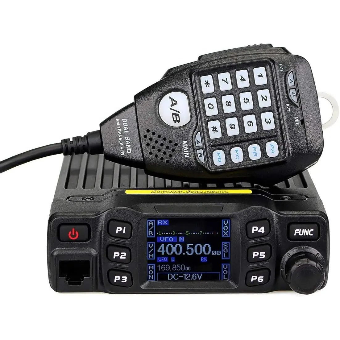RT95 Mobile Ham Radio, 2m/70cm  Band Mobile Ham Radio Kit |  Speakers, CHIRP, 180° Rotatable LCD Screen, VOX, Ham Radio Base Station, Mobile Transceiver with  for
