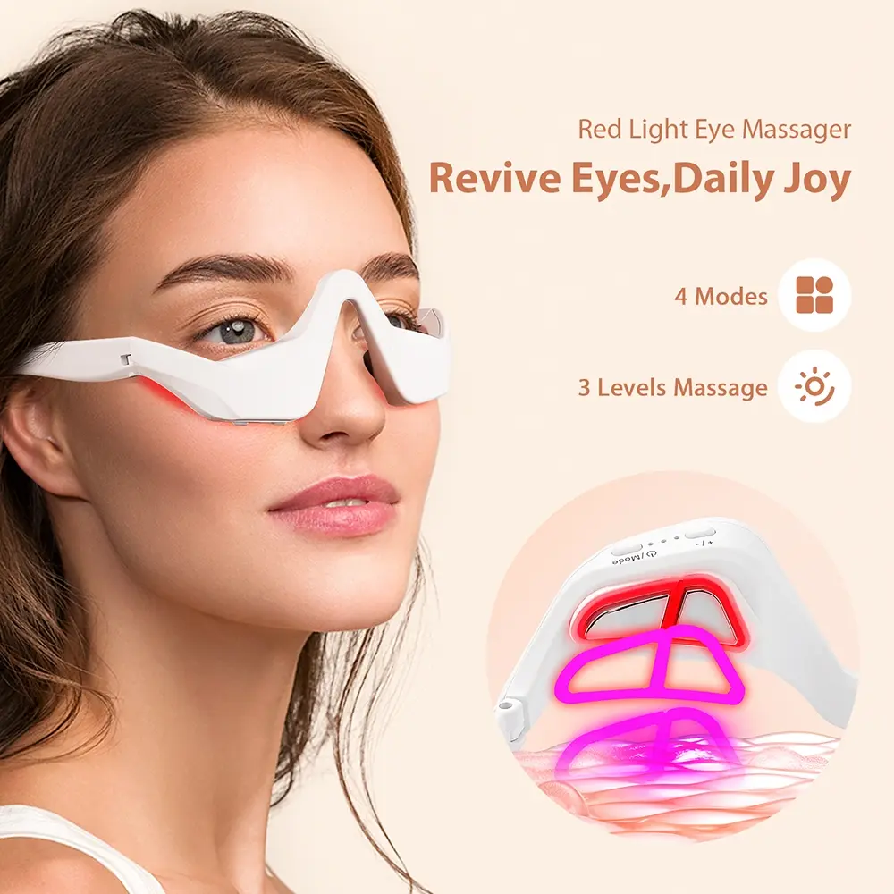 Eye Massager for Women, Beauty Massagers, Best Gift for Relaxing Eyes, Reduces Eyestrain, Perfect Care Tool for Moms, Unique Skincare Beauty Device