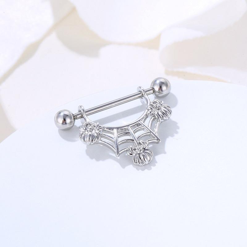 Spike Opal Piercing, F136 Titanium Internally Threaded, Nose Lip Cartilage Jewelry