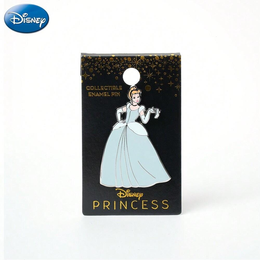 1Pc Disney Officially Licensed Collectible Enamel Princess Brooches Snow White Cinderella Ariel Tiana Moana and Other Beautiful