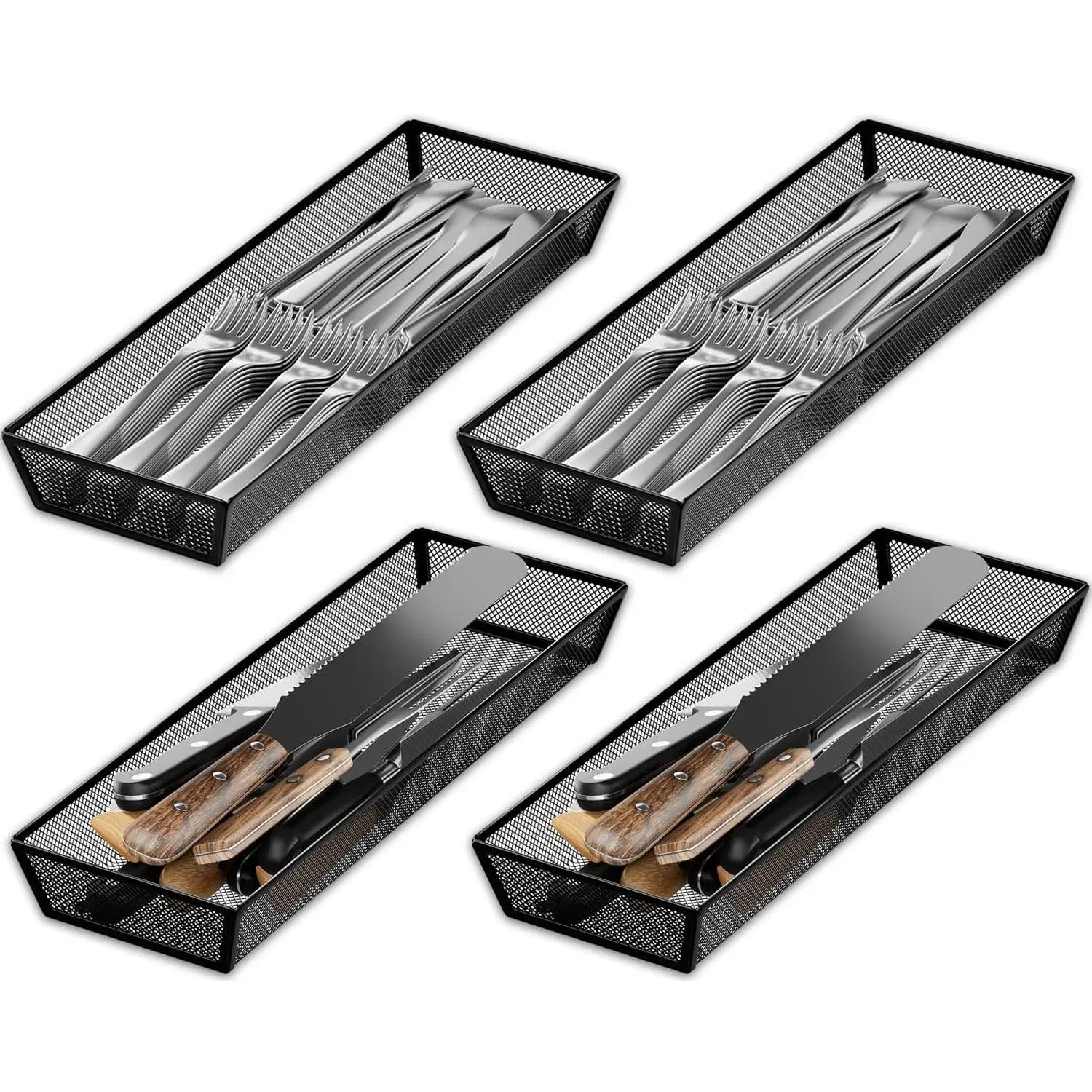 kitchen drawer organizer - silverware utensil organizer for kitchen drawer,silverware tray in drawers
