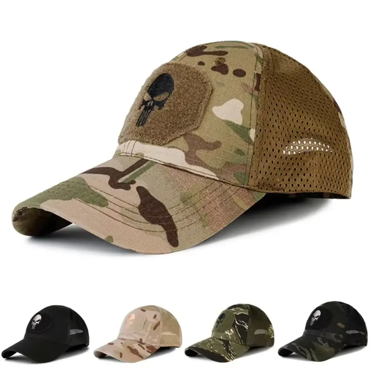 Men's Baseball Cap – Summer Sun Protection & UV-Shield Camo Hat, Viral TikTok Outdoor Sport Essential, Breathable Lightweight Shade Headwear for Cycling, Hiking & Climbing, Performance Active Athletic Cap for Men