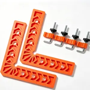 Father's Day Gift 2pcs Right Angle Clamp Kit, Corner Clamp, Adjustable Fastening Tool for Picture Frames, Boxes, Furniture, Cabinets, Drawers, Stone Positioning