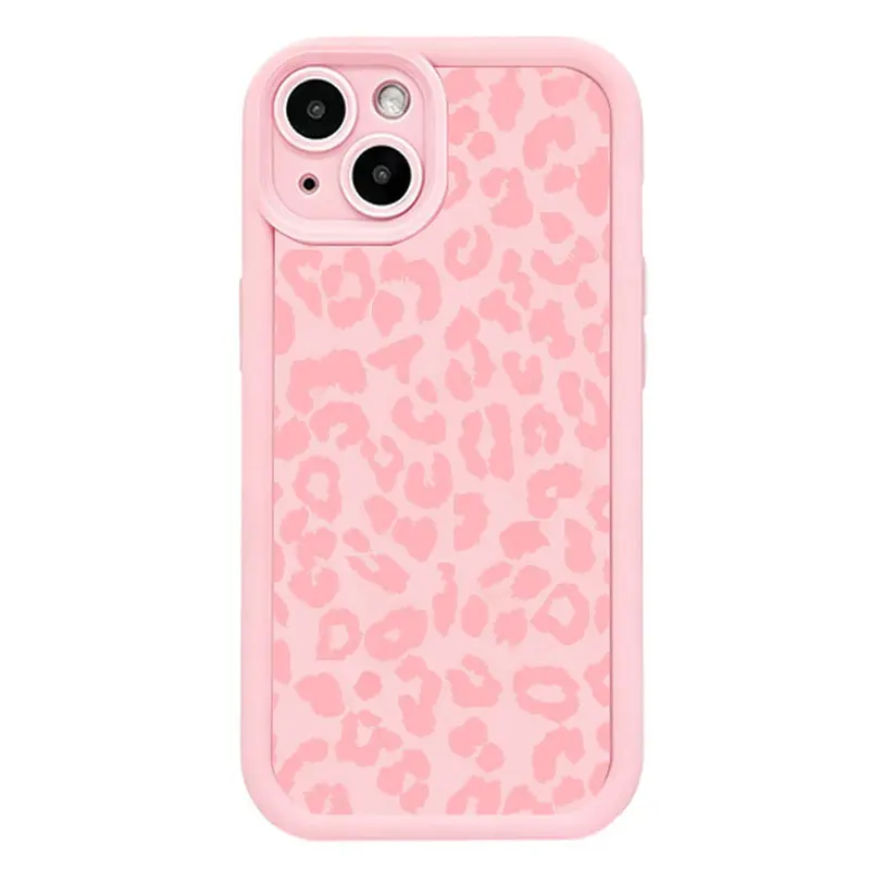 Cute Phone Case for iPhone 17/16/15/14/13/12/11 Pro, Plus, Pro Max, mini, X, XS, XSMAX, Air, 16e, 17e Series, Leopard Cheetah Print Pattern, Gaozhu Shockproof Soft Slim Full Camera Lens Protective Phone Cover, Black, Pink, Ivory, Wine, Lt Coffee