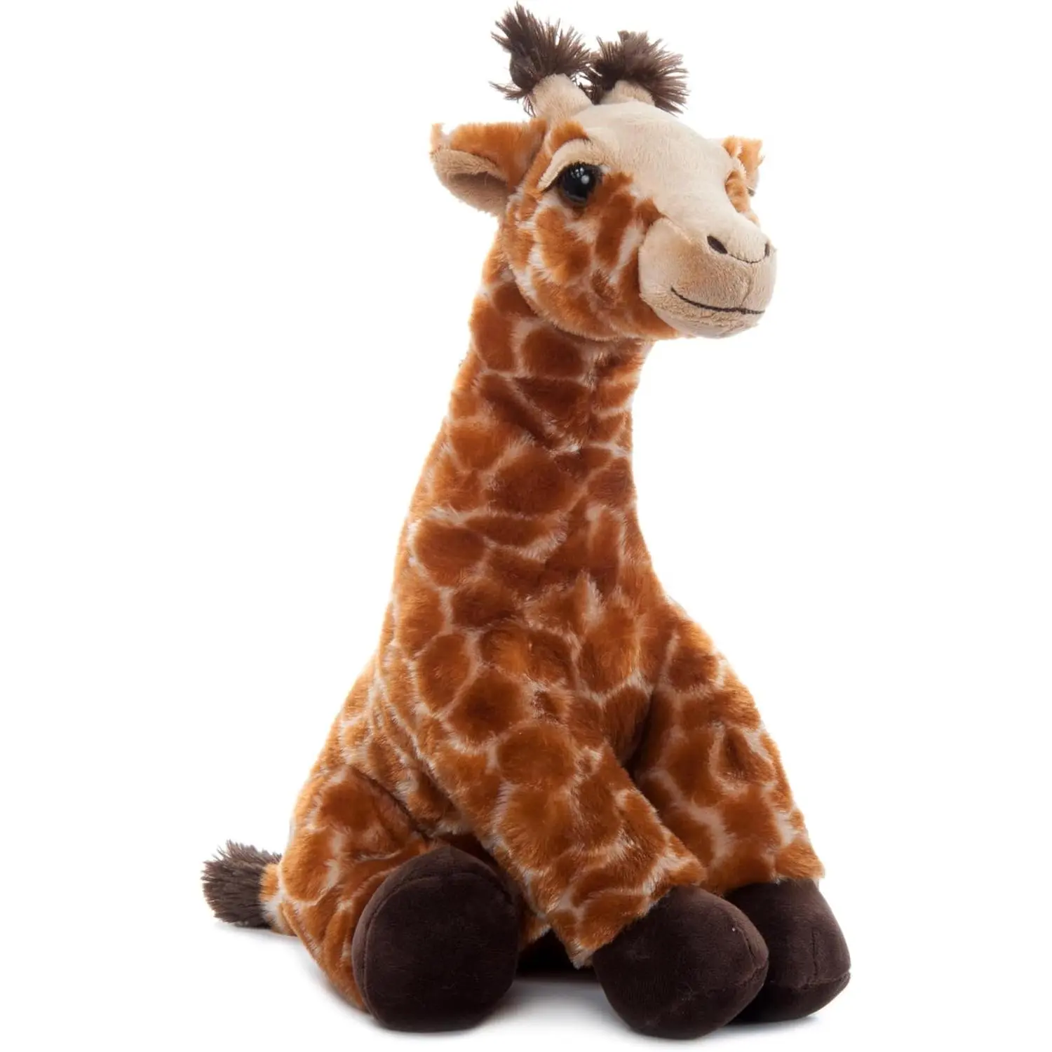 13-in Wild Onez Giraffe Stuffed Animal Plush Toy - Plush Fabric, Soft Texture, Spotted Print, Standing Pose, Wild Look, Kids' Gift