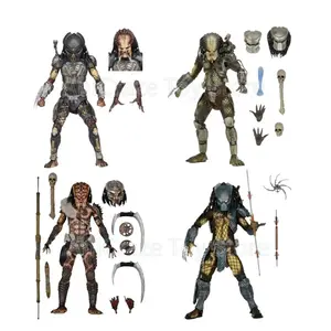 NECA Predators Jungle Hunter Action Figure Collectible Model Toys Ultimate Elder: The Golden Angel Ultimate Fugitive Predator
