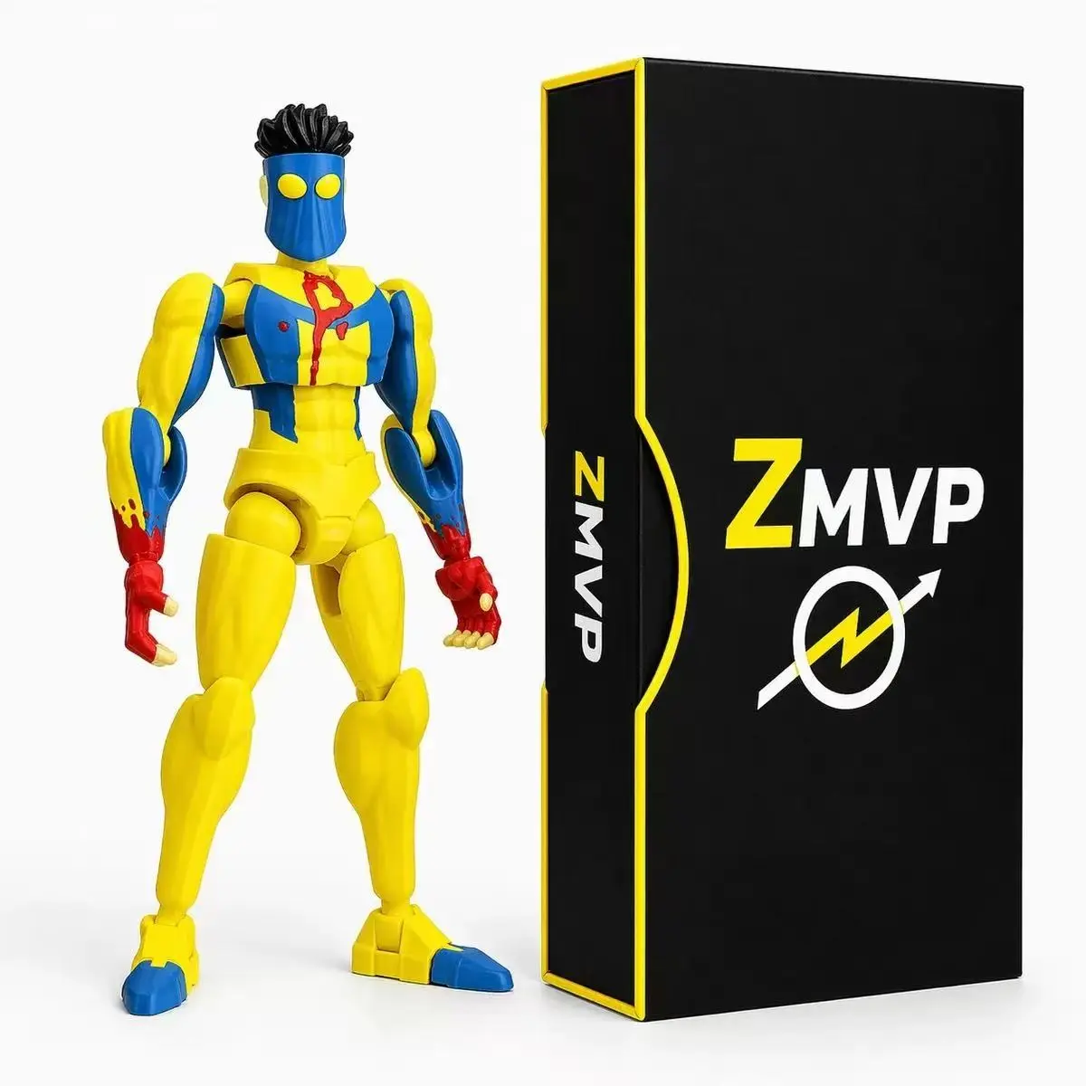 Jointed Action Figure Model, Articulated Figurines, Invincible Doll Series, Invincible Warrior Display Piece, Collectible Toy, Perfect for Fans