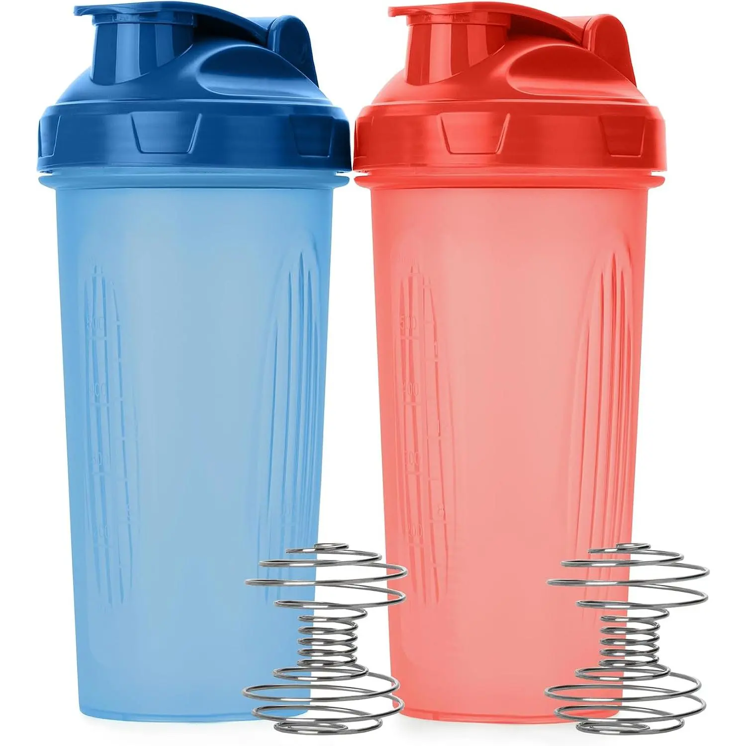 sportsMr.Pen- Protein Shaker Bottles, 2 Pack, 28 oz| Shaker Bottles with Leak-Proof Flip-Top Lid, Wire Whisk Ball for Smooth Mixing, Ideal for Protein Shakes, Smoothies
