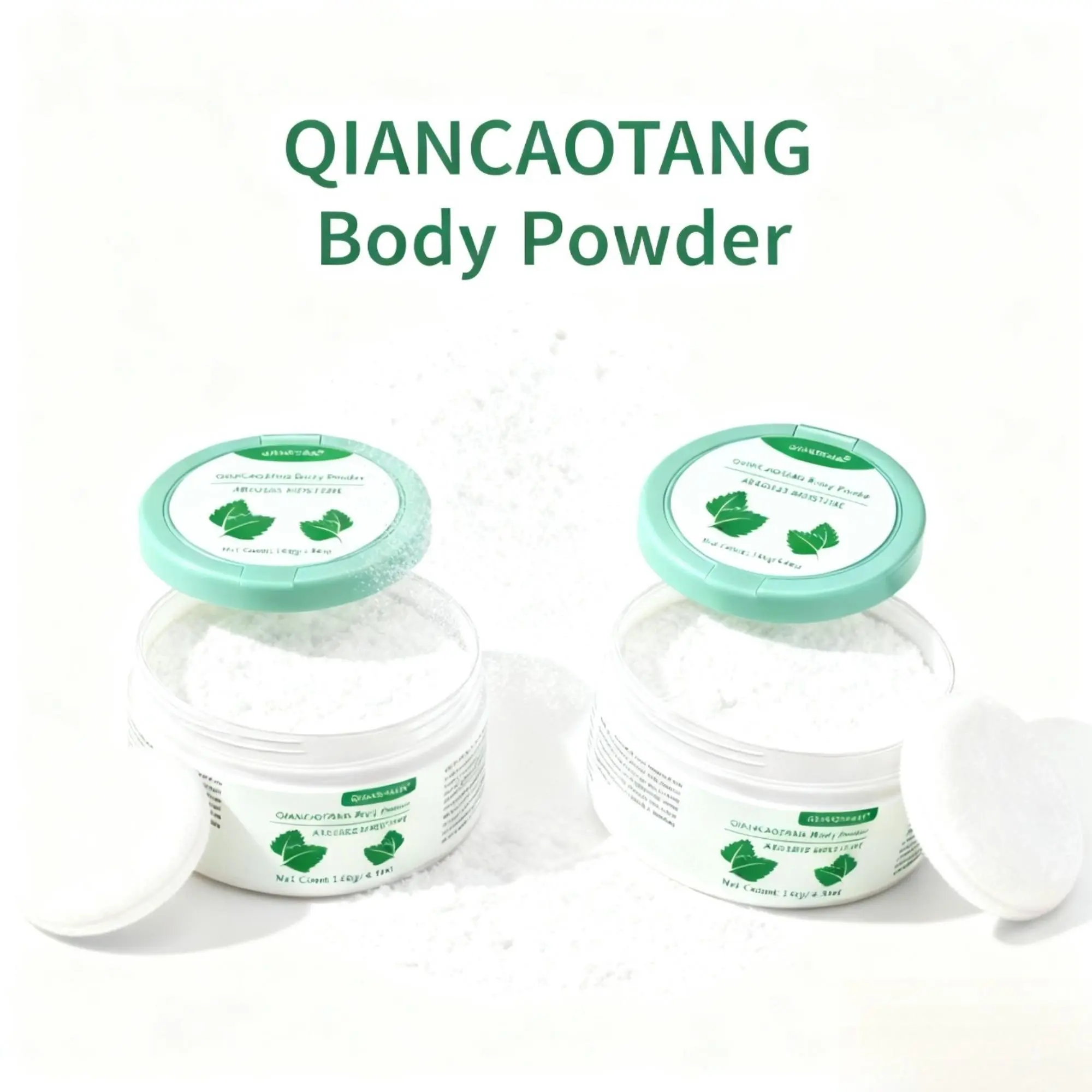 【BEST SELLING 2-PACK】Talc-Free Body Powder 2x140g | Natural Cornstarch for 24-Hour Moisture Absorption & Skin Comfort | Soothes Irritation, Safe for Sensitive Skin & All Ages
