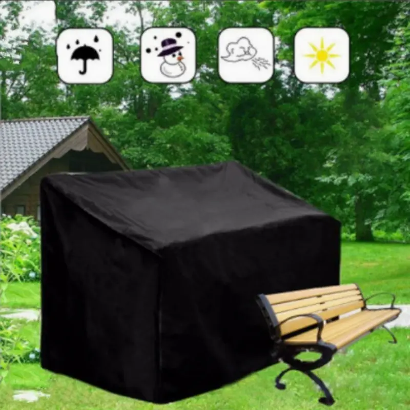 High-Quality Outdoor Bench Seat Cover, Durable 210D Fabric, Weather, Sun & Dust Protection, Fits Most Outdoor Benches, Essential Patio Accessory