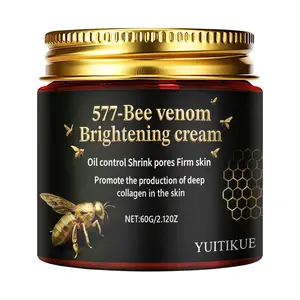 Yuitikue 577 Bee Venom Brightening Cream, Oil Control, Pore Minimization, Firming Skin, Collagen Production, 60g