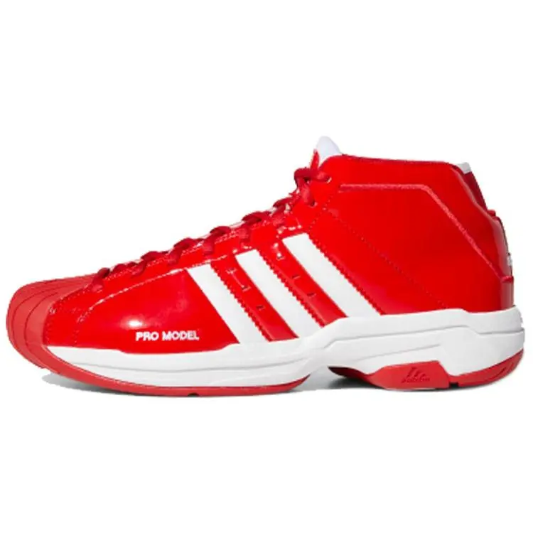 Adidas PRO Model 2G Men's Mid-Top Basketball Shoes – Cushioned, Non-Slip, Stylish Verifiable, with credentials and supporting global authentication