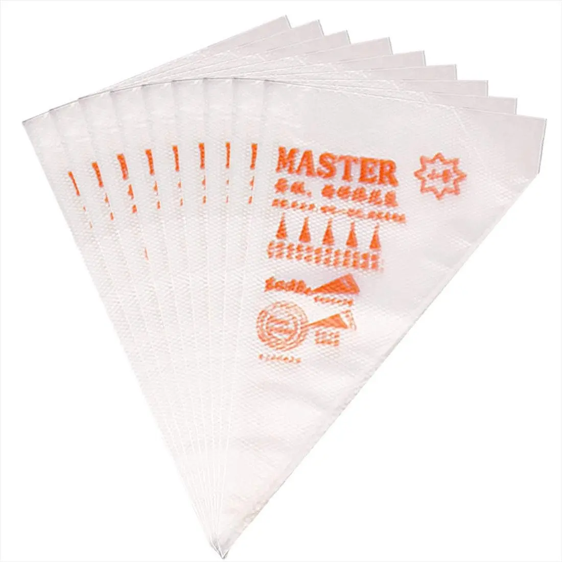 Large Thickened 100 count Disposable Tipless Piping Bags and Bag Royal Icing Pastry Bags for Cookies Decorating Cupcake