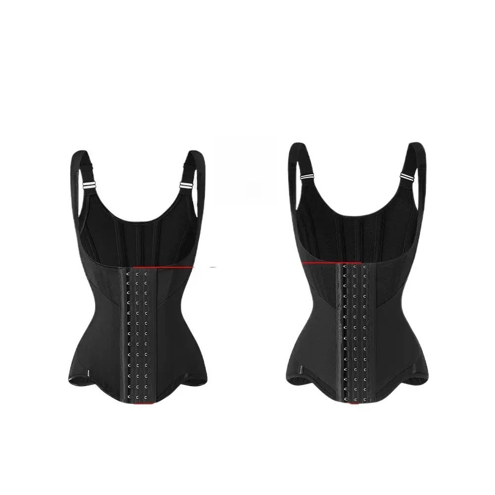 Triple row hook waist cincher, adjustable tummy control for all body types